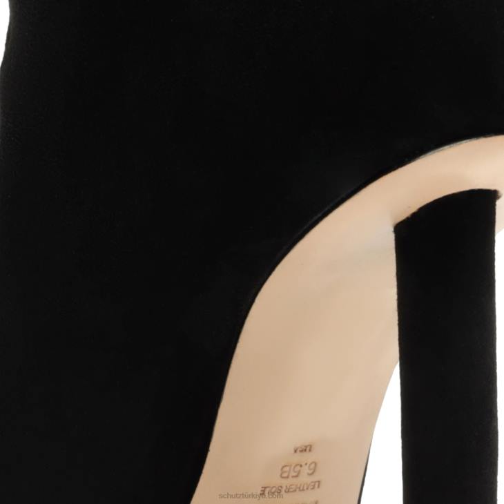 Schutz N42F893viha günlük süet patik siyah