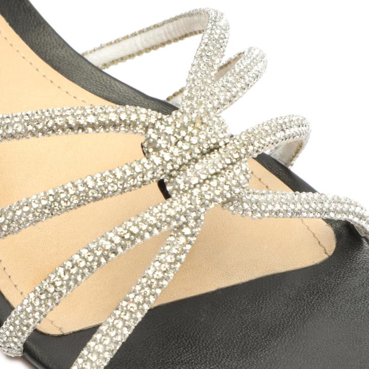 Schutz N42F499rachel glam nubuk sandalet siyah