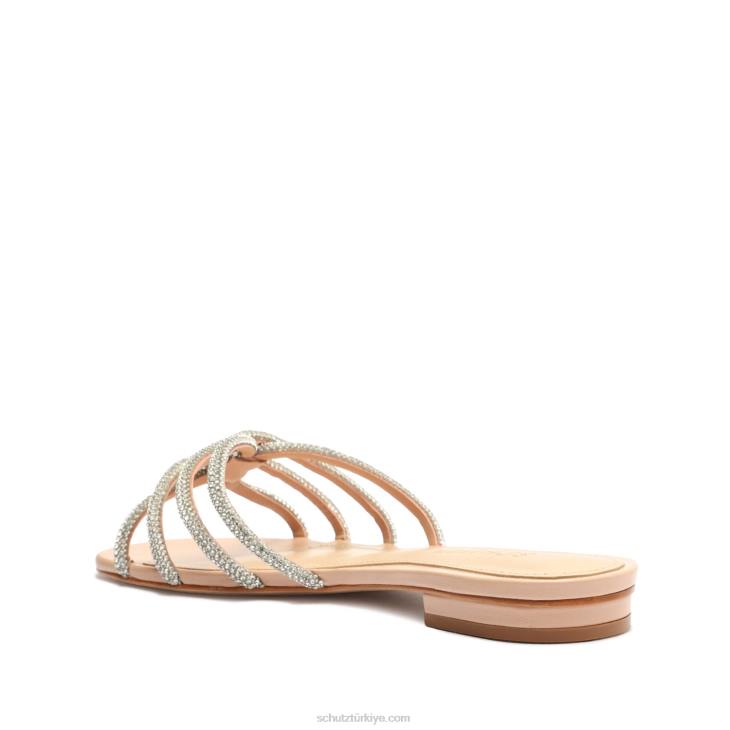 Schutz N42F500rachel glam nubuk sandalet Güzel Gül