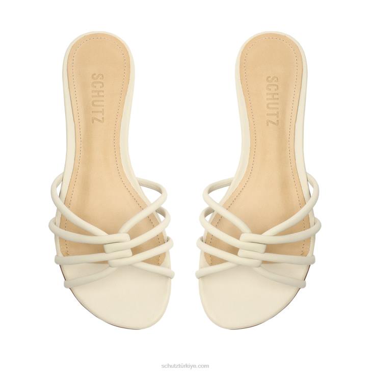 Schutz N42F502rachel nappa deri sandalet inci