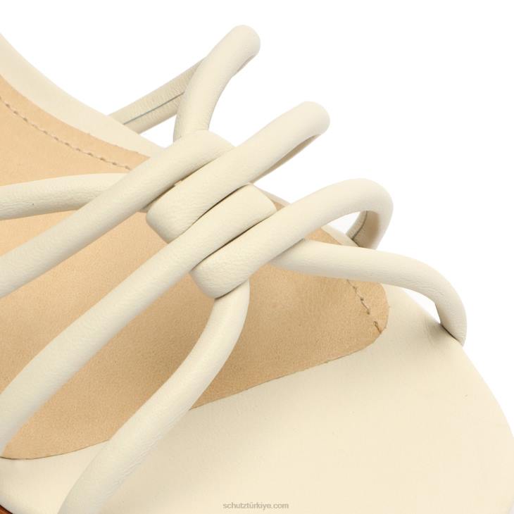 Schutz N42F502rachel nappa deri sandalet inci