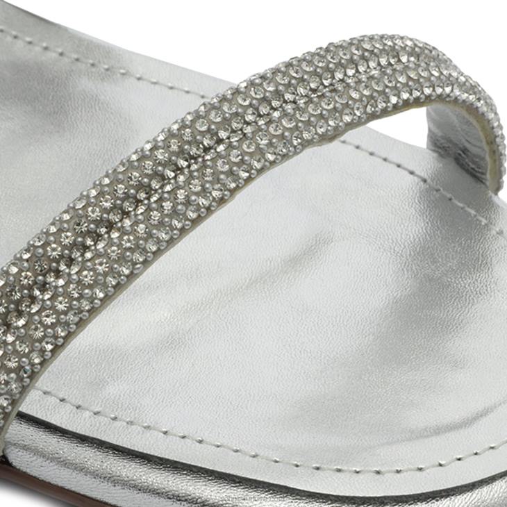 Schutz N42F506arabella glam vinil sandalet gümüş