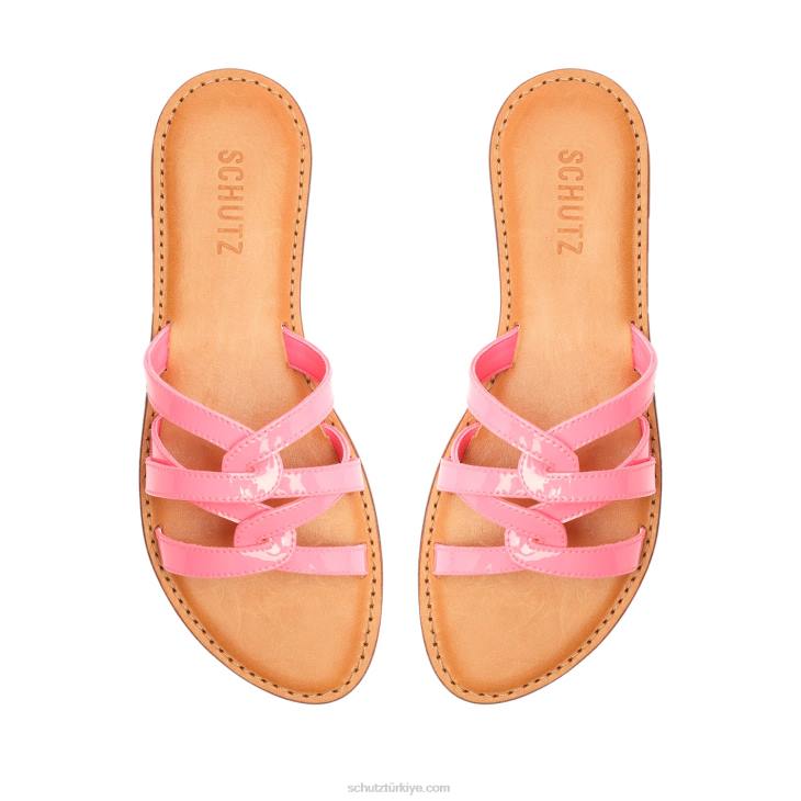 Schutz N42F511lyta rugan sandalet pembe limonata
