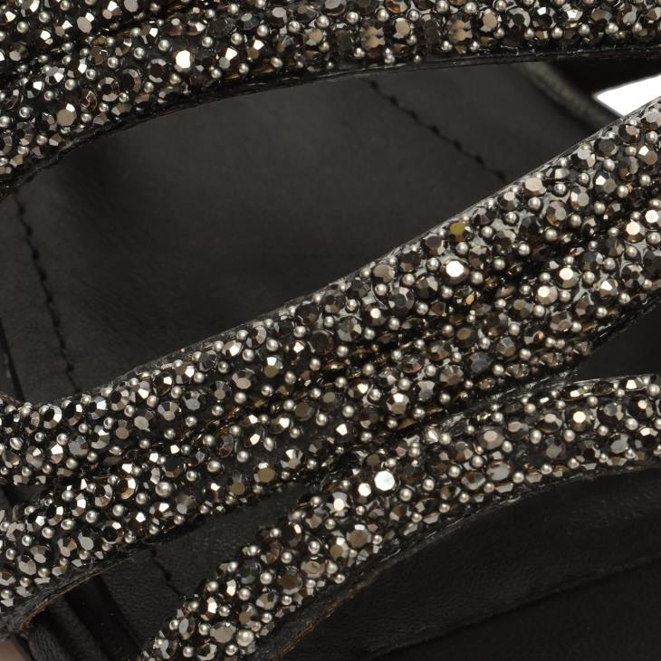 Schutz N42F537arwen nubuk sandalet siyah