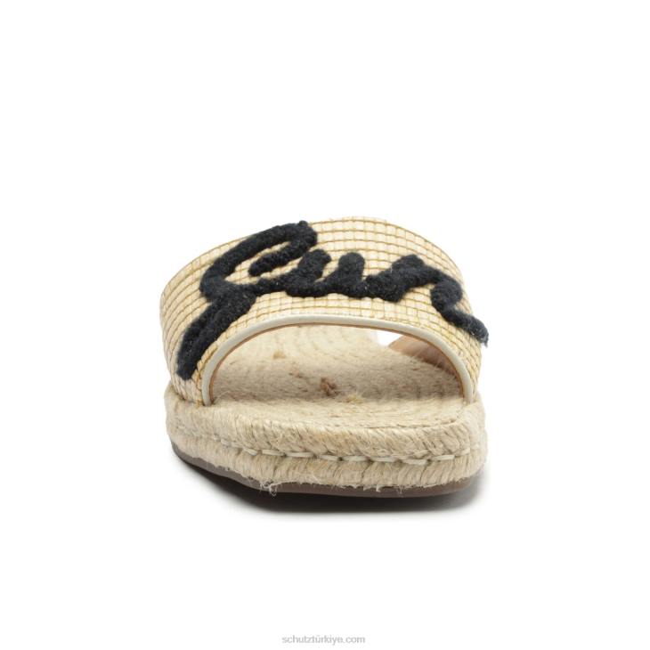 Schutz N42F540emilien deri sandalet siyah