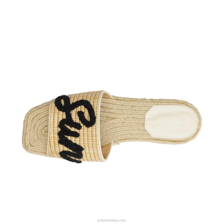 Schutz N42F540emilien deri sandalet siyah