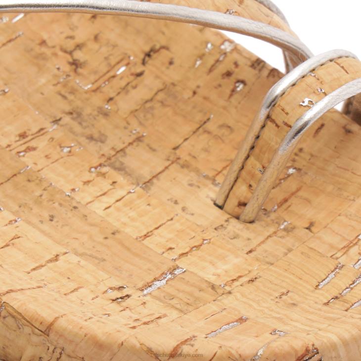 Schutz N42F544chinara deri sandalet gümüş