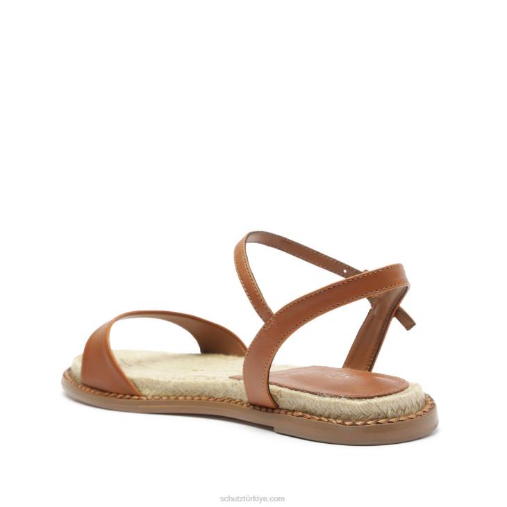 Schutz N42F553marbella deri sandalet yeni ahşap