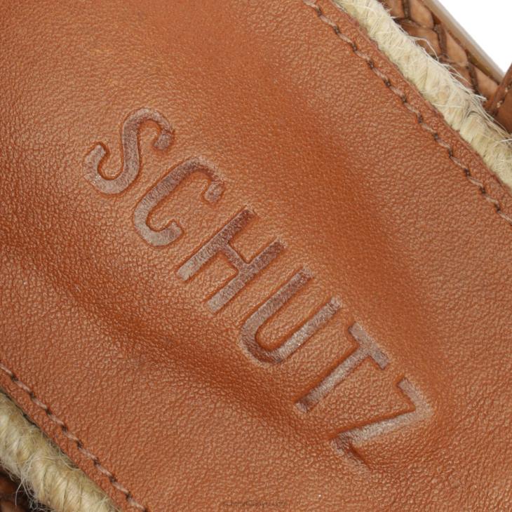 Schutz N42F553marbella deri sandalet yeni ahşap