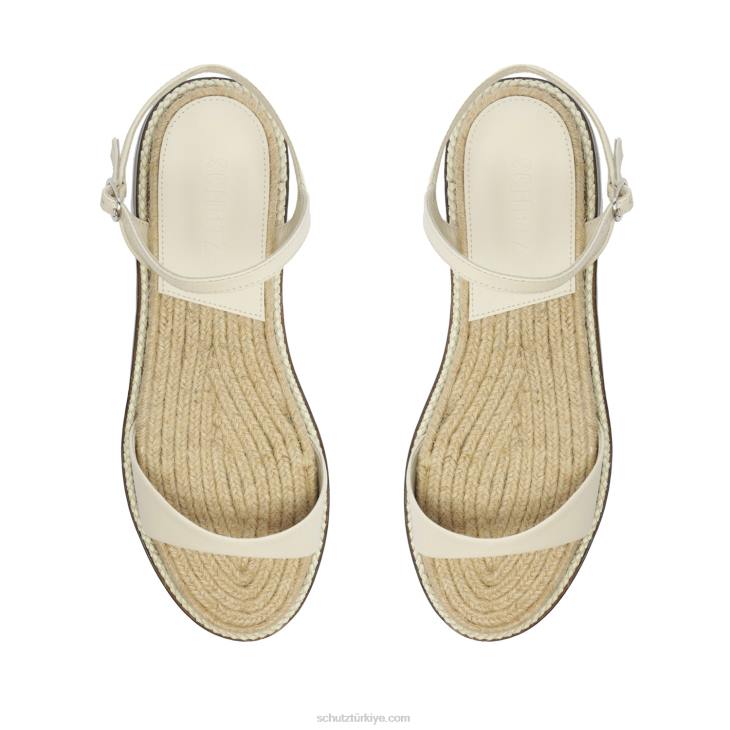 Schutz N42F554marbella deri sandalet inci