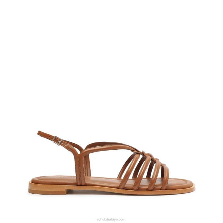 Schutz N42F556octavia dana derisi sandalet yeni ahşap