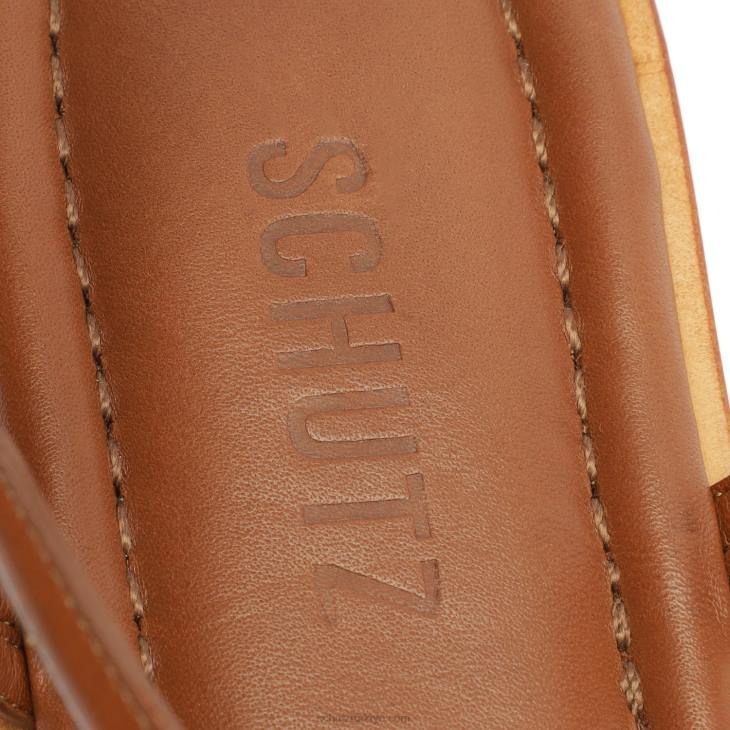 Schutz N42F556octavia dana derisi sandalet yeni ahşap