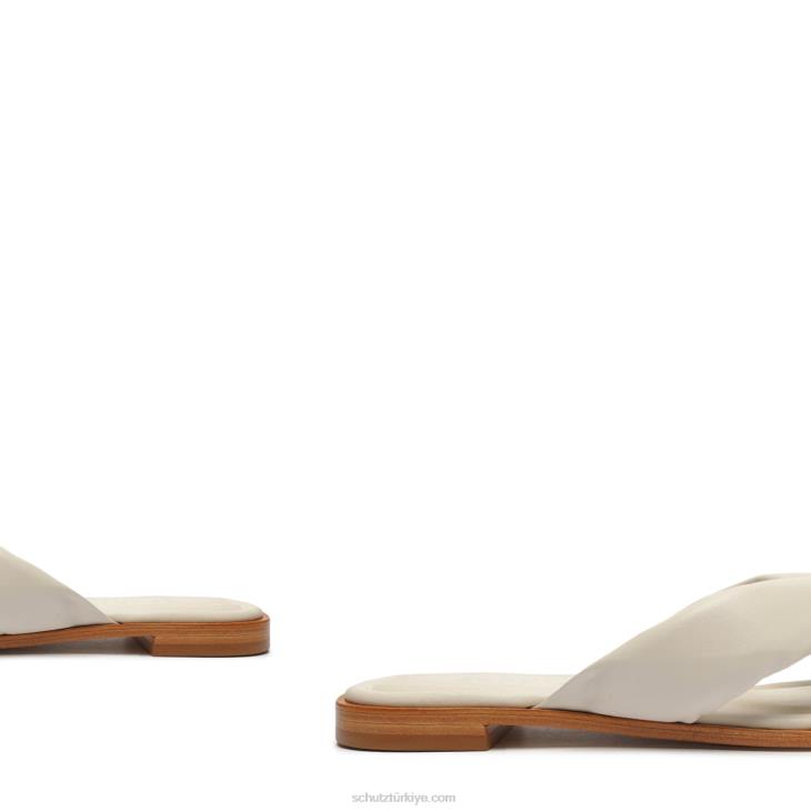 Schutz N42F600peri deri sandalet inci