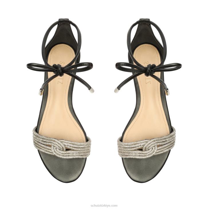 Schutz N42F607andy nappa deri sandalet siyah
