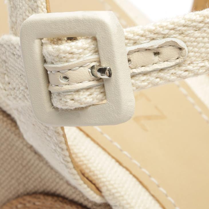 Schutz N42F623ısabelle platform napa deri sandalet beyaz