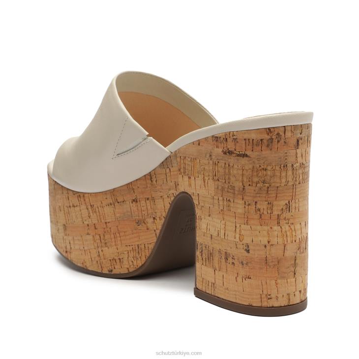 Schutz N42F626dalle kesme Nappa deri sandalet inci