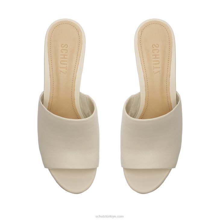 Schutz N42F626dalle kesme Nappa deri sandalet inci