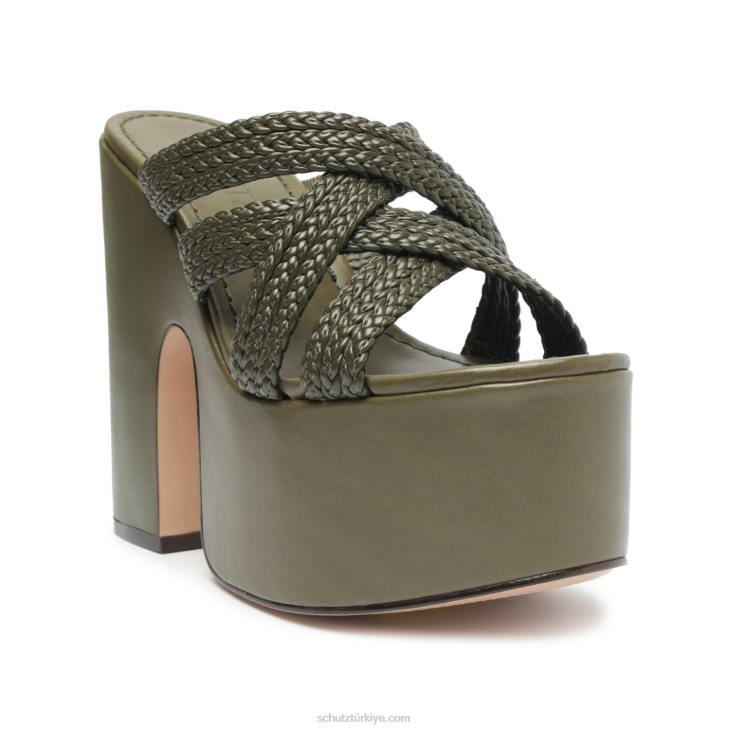Schutz N42F630aneka sandalet askeri yeşil