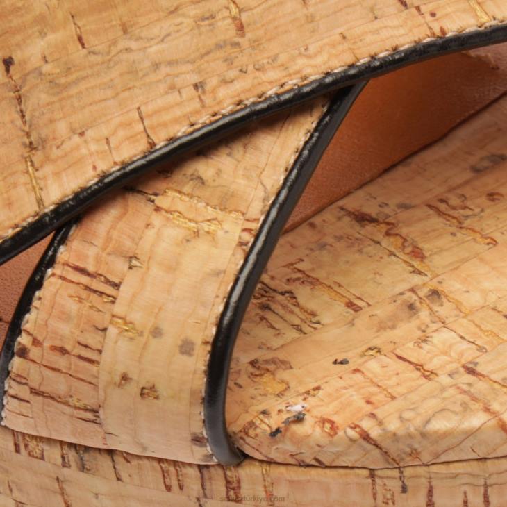 Schutz N42F638keefa hafta sonu kesme deri sandalet siyah