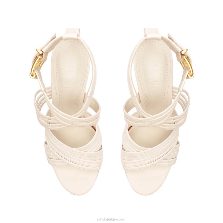 Schutz N42F640marcela platform dana derisi sandalet inci