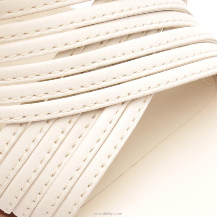 Schutz N42F640marcela platform dana derisi sandalet inci