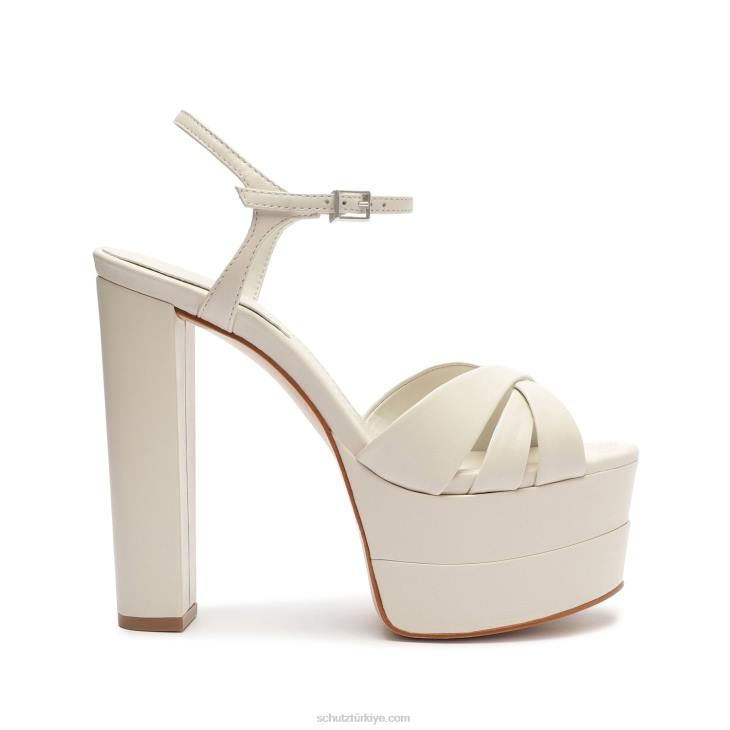 Schutz N42F643keefa yüksek deri sandalet alev incisi