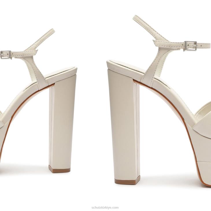 Schutz N42F643keefa yüksek deri sandalet alev incisi