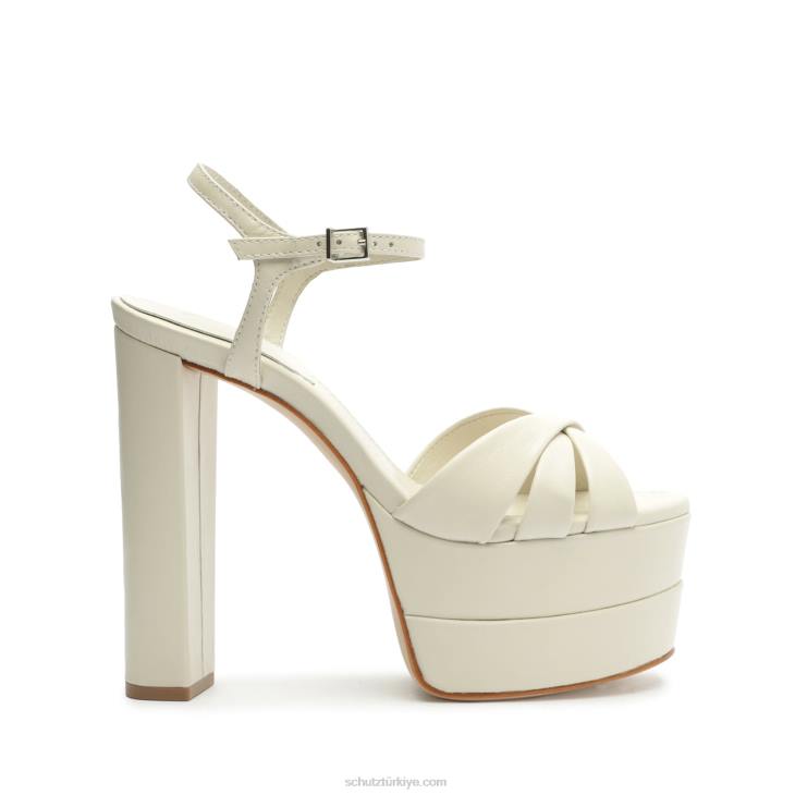 Schutz N42F645keefa yüksek nappa deri sandalet inci