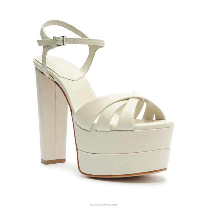 Schutz N42F645keefa yüksek nappa deri sandalet inci