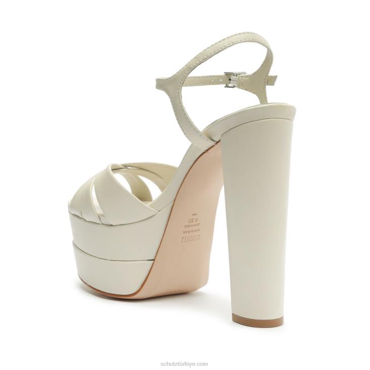 Schutz N42F645keefa yüksek nappa deri sandalet inci