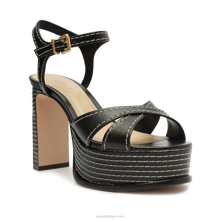 Schutz N42F652keefa rahat sandalet siyah