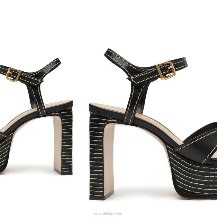 Schutz N42F652keefa rahat sandalet siyah