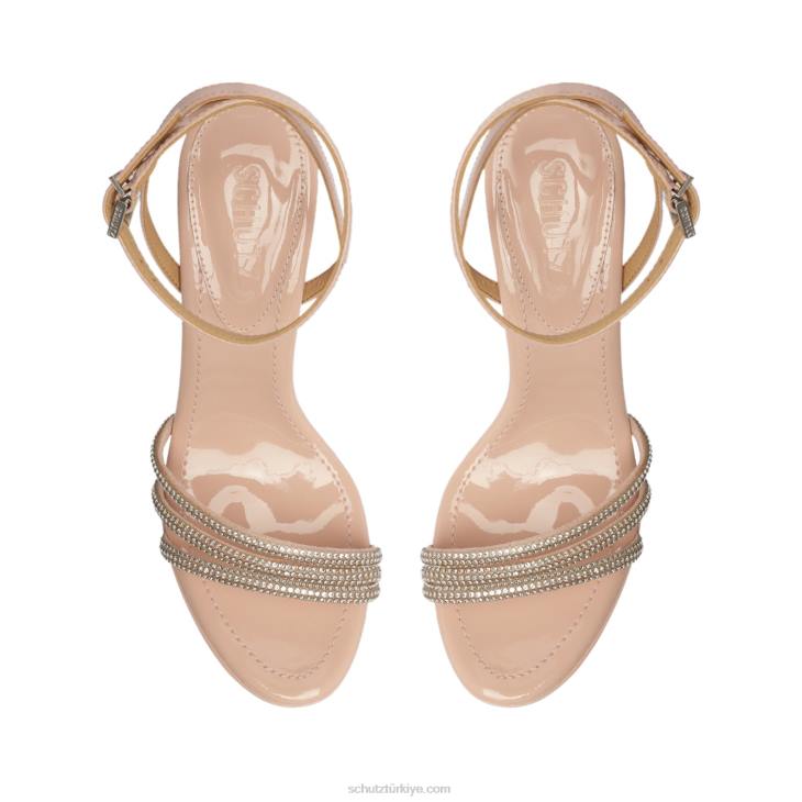 Schutz N42F665piper patentli sentetik sandalet Güzel Gül