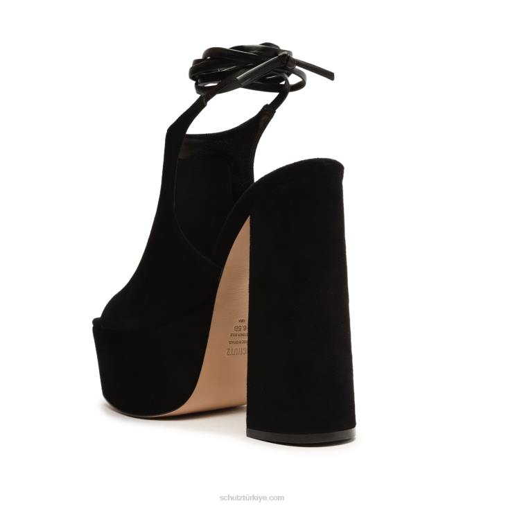 Schutz N42F666blakely süet sandalet siyah