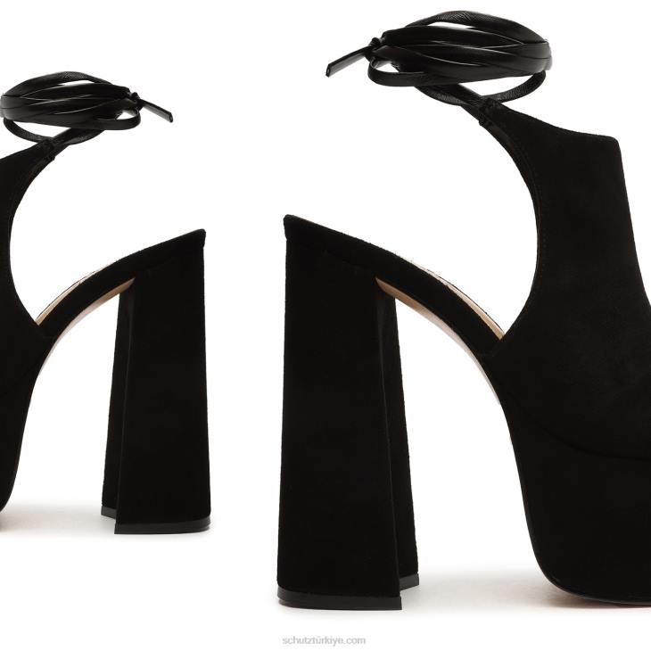 Schutz N42F666blakely süet sandalet siyah
