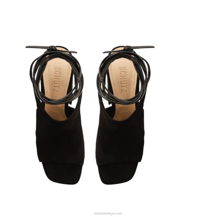 Schutz N42F666blakely süet sandalet siyah