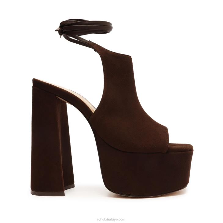 Schutz N42F667blakely süet sandalet yeni bizon