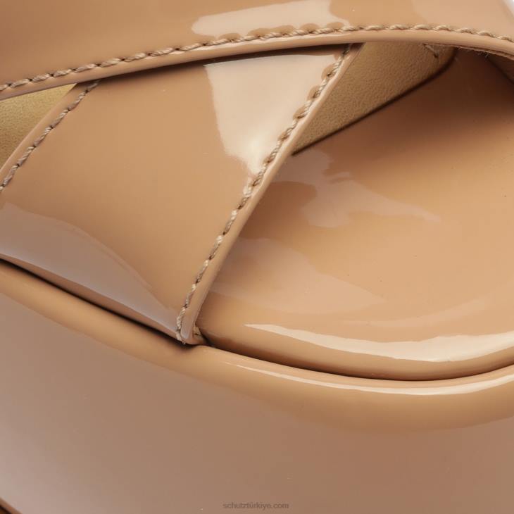 Schutz N42F669pattie rugan sandalet yeni şeftali