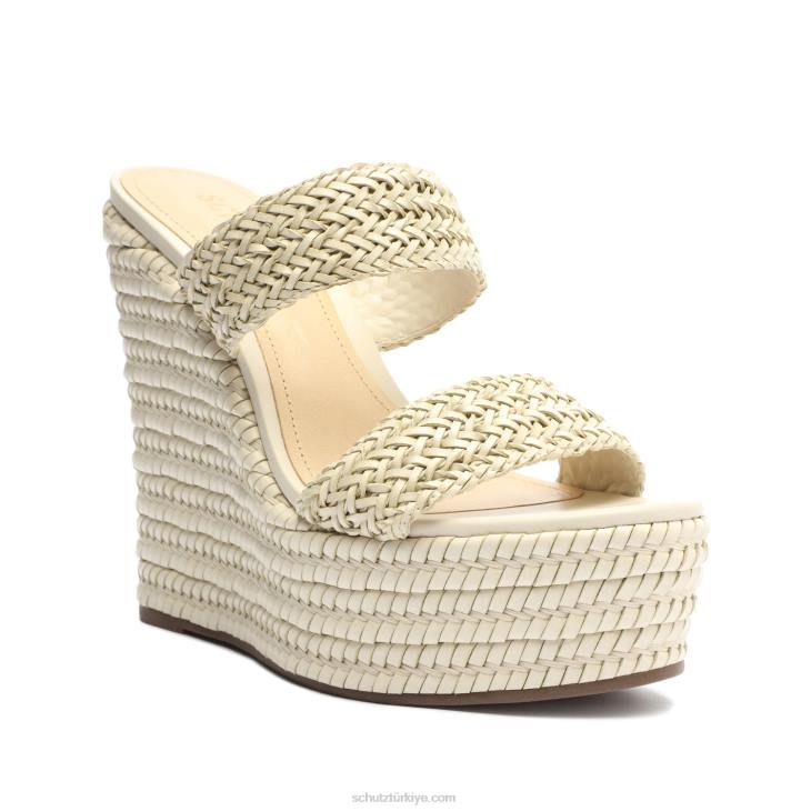 Schutz N42F460malini nappa deri sandalet inci