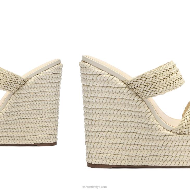 Schutz N42F460malini nappa deri sandalet inci