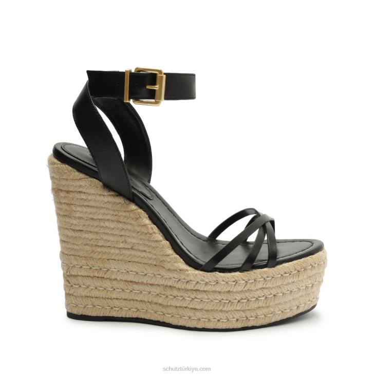 Schutz N42F466alexandra deri sandalet siyah