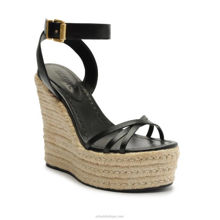 Schutz N42F466alexandra deri sandalet siyah