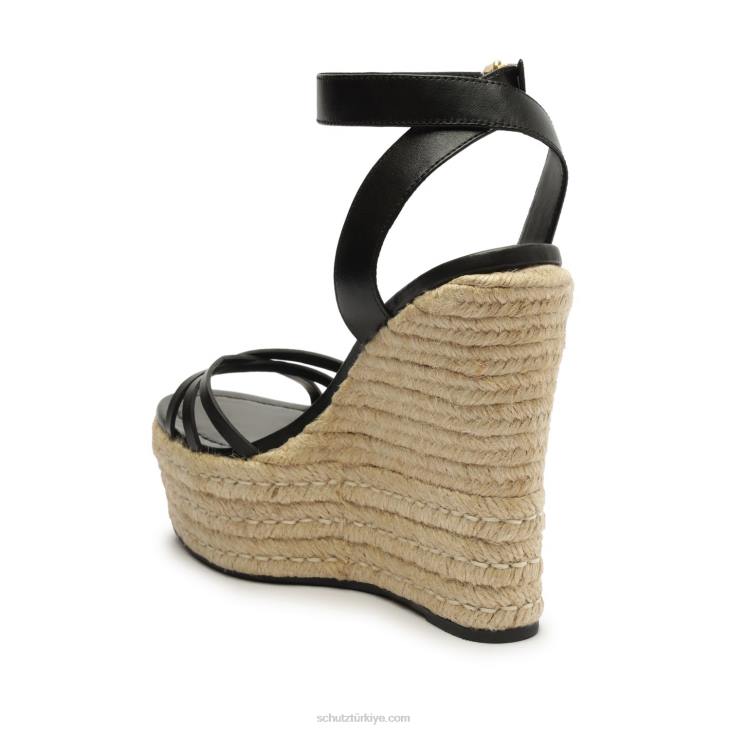 Schutz N42F466alexandra deri sandalet siyah