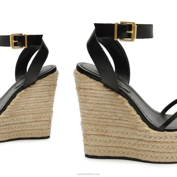 Schutz N42F466alexandra deri sandalet siyah