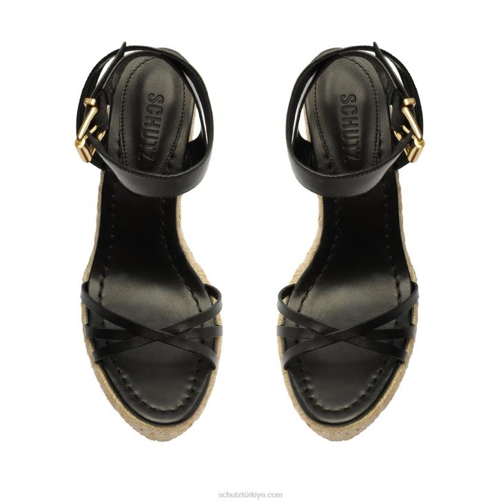 Schutz N42F466alexandra deri sandalet siyah
