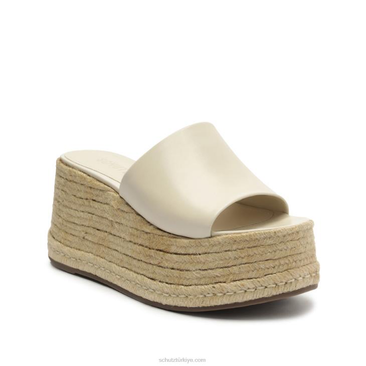 Schutz N42F470marih hafta sonu atanado deri sandalet inci