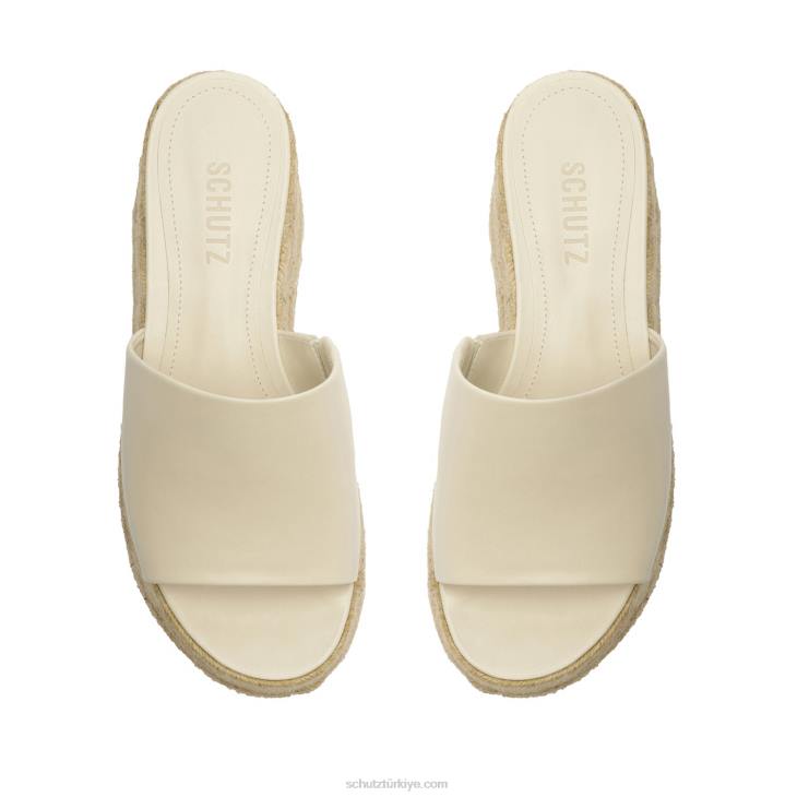 Schutz N42F470marih hafta sonu atanado deri sandalet inci