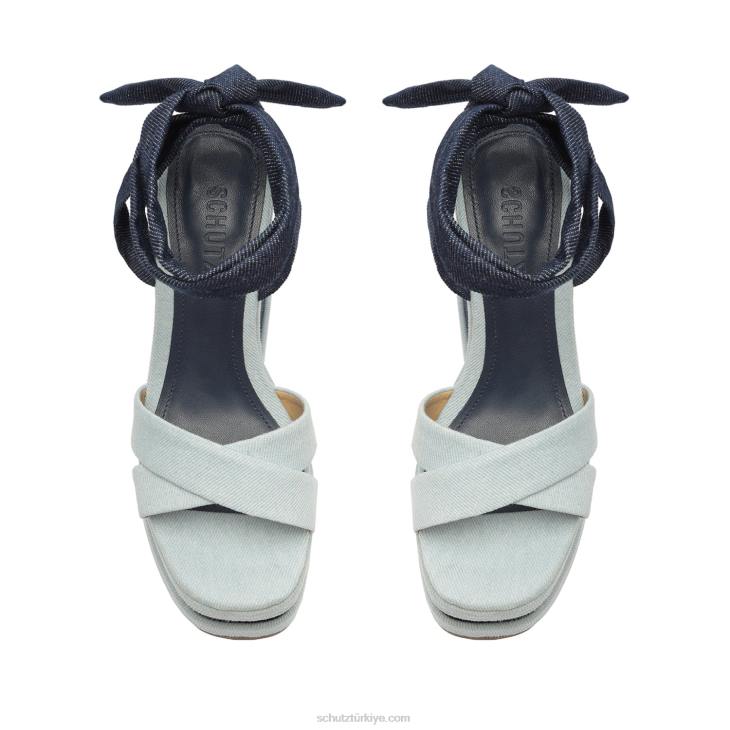 Schutz N42F477vitoria kot sandalet mavi