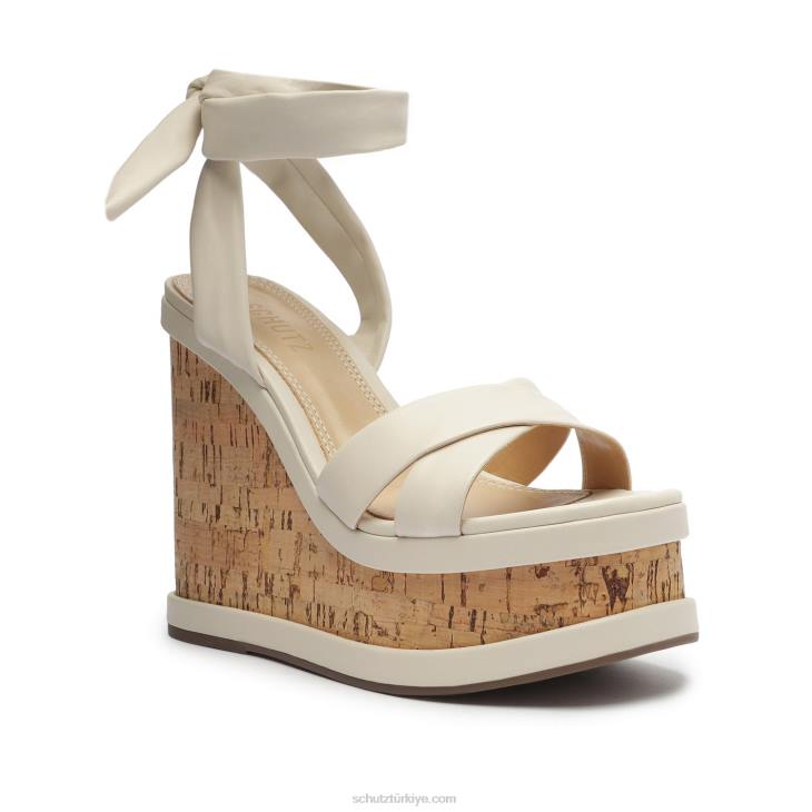 Schutz N42F478vitoria deri sandalet inci