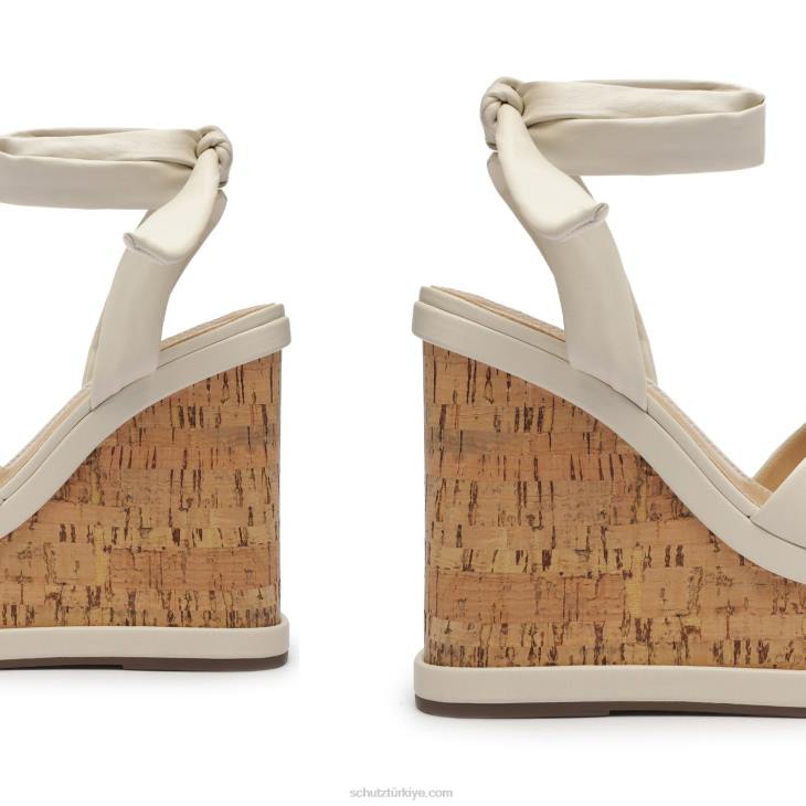 Schutz N42F478vitoria deri sandalet inci